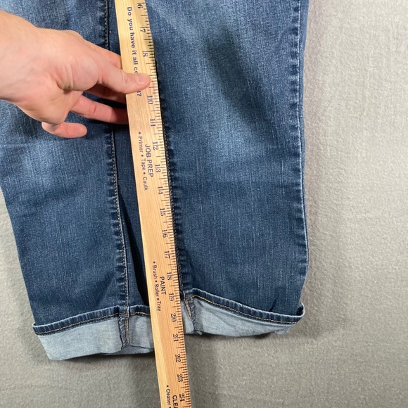 Signature Levi Strauss & Co Gold‎ Mid-Rise Capri Jeans Women's Size 8 W29 - Picture 7 of 10
